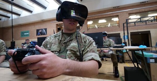 VBS4 24.1, the latest version of BISim's VBS4 virtual simulation software pictured being used by MoD personnel with commercial-off-the-shelf hardware, is due to be released in May.