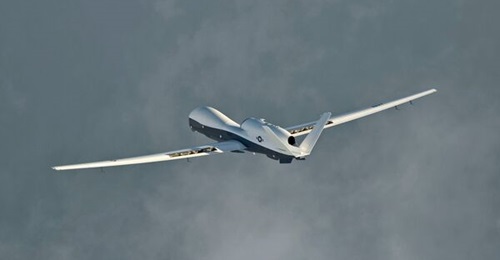 A file photo of a Triton UAV. The US Navy HALE UAV has joined the US Air Force Global Hawk and NATO Phoenix UAVs now operating out of Sigonella in Italy.