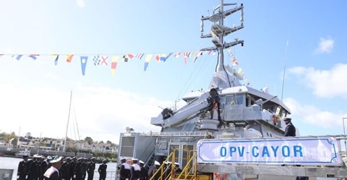 , the third and final OPV 58S, was formally handed over to Senegal during a ceremony in Concarneau on 16 April.