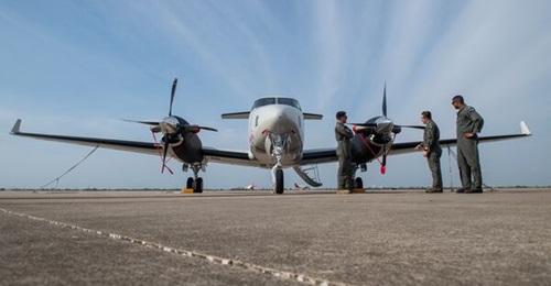 The first of two Textron T-54s delivered to the US Navy, intended to replace the T-44s. The deliveries were announced on 22 April.