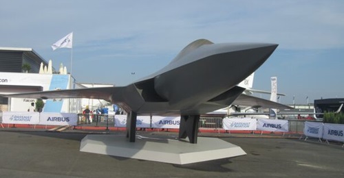A full-scale mock-up of the New Generation Fighter that sits at the core of the FCAS/SCAF project of which Belgium is now an official observer.