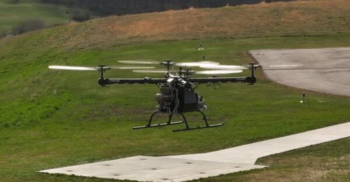 The first Kaman Kargo in flight-testing at an undisclosed Pennsylvania site.