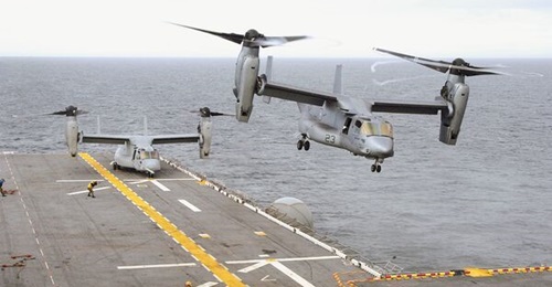 The MV-22 (pictured) is to soon receive new engine nacelles to be followed by a refreshed cockpit. Longer-term modifications may include a new drivetrain and perhaps even new wings.