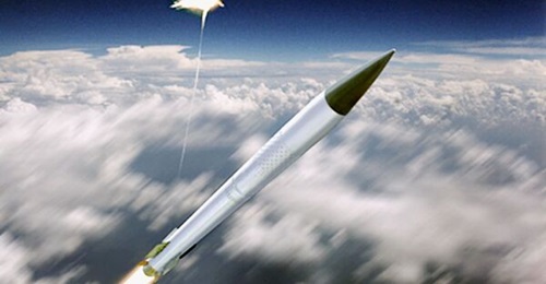 A rendering of a PAC-3 missile, which Lockheed Martin is working to integrate with the Aegis combat system.