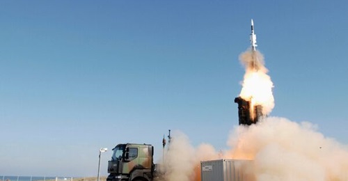 Italy plans to supply Ukraine with a second SAMP/T medium-range air-defence system (seen here test firing an Aster 30 missile).