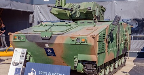 MKE unveiled a hybrid version of the H-620 Daghan tracked armoured vehicle during Exercise 'Efes-2024'.