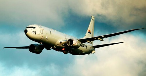 Boeing P-8A (P-8) Poseidon. The BAE Advanced Survivability Pod can be mounted under the aircraft's wing.