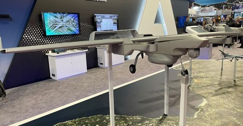 Airbus launched the Capa-X at Eurosatory 2024. A new tactical UAS with a 10 kg payload capacity and 120 kg MTOW. The model is a 1:2 scale replica of the actual vehicle.