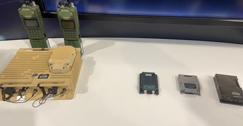 CEE militaries are interested in purchasing new waveforms developed by L3Harris Technologies and intended for the Falcon III RF-7850 family of software-defined radios, pictured here at Eurosatory 2024.