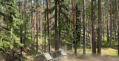 Sweden becomes the latest country to acquire the TheMIS UGV from Milrem Robotics. The platform, pictured during the UGV Autonomy Trials held in June 2023 in Estonia, has a maximum payload weight of 1,200 kg.