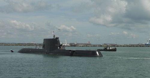 Second-of-class Type 218SG submarine, 
        
        , sailing into RSS Singapura - Changi Naval Base in July 2023. First-of-class 
        
         is now being prepared for delivery to Singapore.