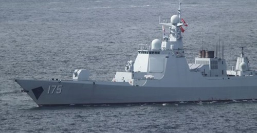 The People's Liberation Army Navy's Type 052D destroyer, 
        
         seen here entering Hong Kong waters. China has offered to supply Indonesia with a warship of this type should Jakarta proceed to procure the S26T submarine.