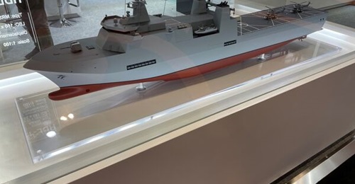 Hyundai Heavy Industries' HDL-13000 concept that might be a contender to Putrajaya's upcoming MRSS programme, which will be funded in the country's 13th Malaysia Plan.