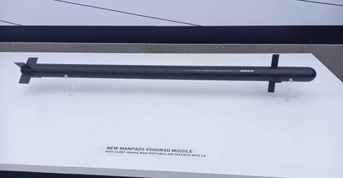 MBDA unveiled its new MANPADS VSHORAD system at the Farnborough International Airshow 2024.