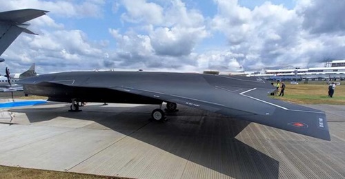 Seen at the Farnborough International Airshow, the Wingman unmanned adjunct is being touted by Airbus as a potential fit for the GCAP effort between Italy, Japan, and the UK.