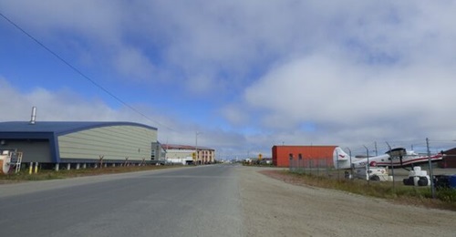 Lacking its own permanent basing in the Arctic, the US Coast Guard must use National Guard hangar space in Kotzebue, Alaska.