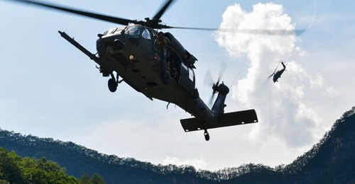 South Korea's helicopter upgrade programme likely covers all 29 Sikorsky HH-60P Pave Hawks operated by the Republic of Korea Air Force and Army. This is a representative picture from 2016 showing a US-operated HH-60 in South Korea.