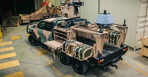 Supacat's new Medium Utility Vehicle (MUV) has a payload capacity of 3.5 tonnes.