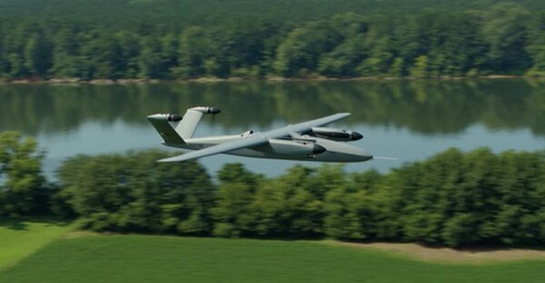 The Griffin Aerospace Valiant, which completed prototype testing alongside the Textron Systems Aerosonde.