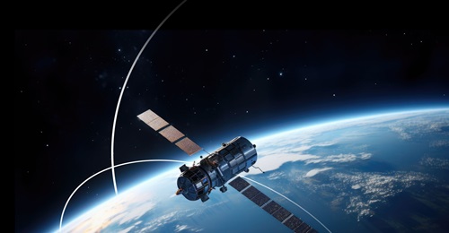 Satellite in the geostationary Earth orbit.