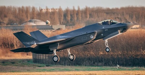The F-35A (pictured) has now taken on all the roles of the F-16 in RNLAF service.