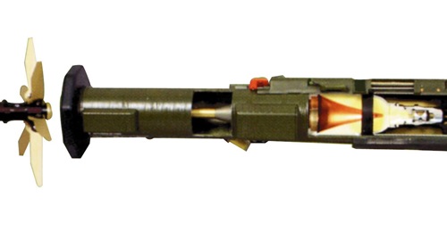 A graphic of the AT4 anti-armour weapon, which Saab, Inc plans to build at a planned factory in Michigan.