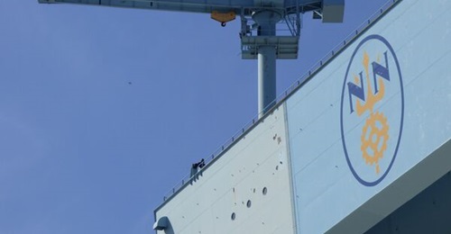 HII's Newport News Shipbuilding acknowledged it found issues with welds on aircraft carriers and submarines.