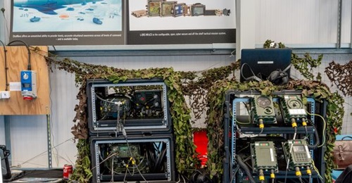 An operations room/headquarters set up during the L3Harris-led Everest experiment in 2023.