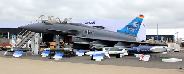 A mock-up of the Eurofighter Tranche 5 was showcased at the ILA Berlin Air Show in June, featuring many of the capabilities envisioned for the Eurofighter EK.