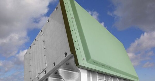 An image of the Lochkeed Martin-built Sentinel A4 radar.