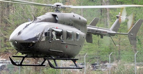 A US Army Airbus UH-72A Lakota. Aside from the US Army, the UH-72 and its civilian equivalent, the H145, are rarely employed in a training role.