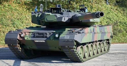 Croatia is procuring Leopard 2A8s, whose standard equipment includes the Trophy active protection system, pictured at the roll out of the MBT on 29 October for the German Army.