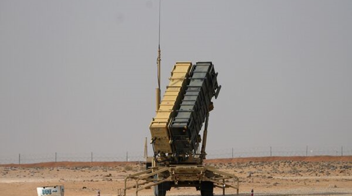 A Patriot launcher at Prince Sultan Air Base in February 2020.
