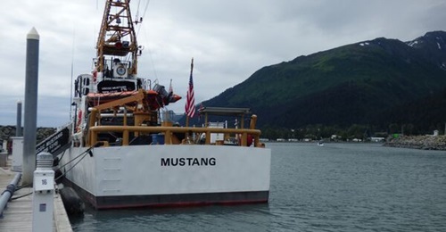 The US Coast Guard is falling behind in efforts to improve infrastructure that host Arctic operations, such as port facilities pictured here in Kodiak, Alaska.