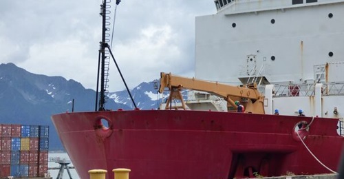 Shown here during deployment in Alaska and the Arctic in 2022, 
        
         returned from its annual operation in the Arctic.