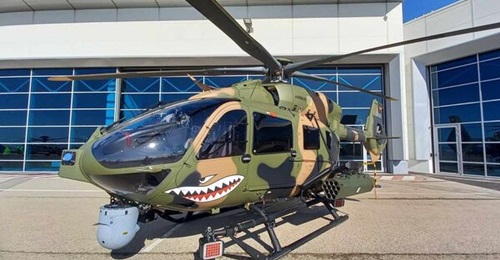 An Airbus Helicopter H145M seen at the company's Marignane facility in France earlier in 2024. Ireland has signed for four such helicopters to be delivered from early 2027.