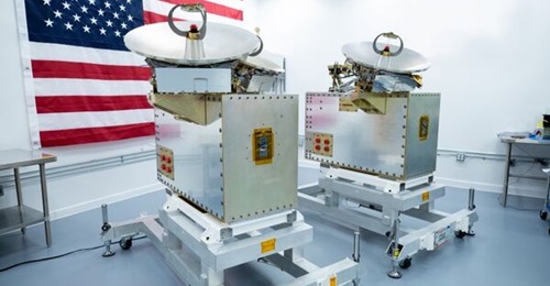 A pair of Northrop Grumman's PTS prototype payloads await space vehicle integration.