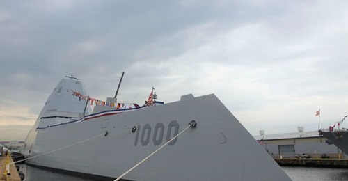 Giving
        
        the capability to fire hypersonic missiles means the removal of the ship's big guns.