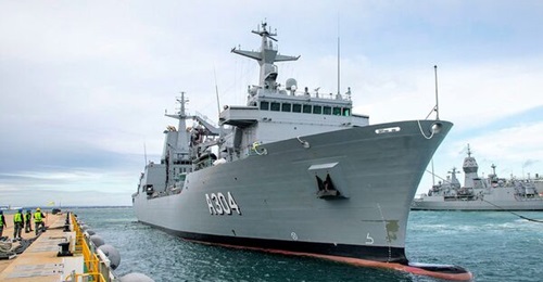 , the second Supply-class AOR on order for the RAN, arrived in Australia on 22 June after having left the facilities of shipbuilder Navantia in northwest Spain on 20 May.