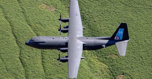 A now-retired RAF C-130J of the type that 
        
        understands will be delivered to Türkiye early in 2026.