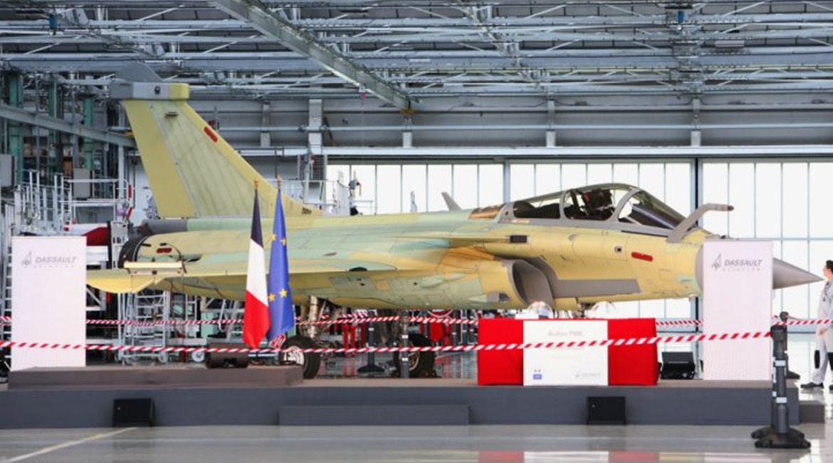 The formal launch of the Rafale F4 upgrade took place during a visit to Dassault's Mérignac production facility by French defence minister Florence Parly.