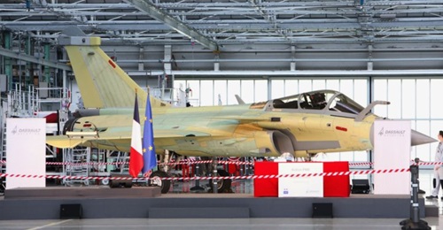 The formal launch of the Rafale F4 upgrade took place during a visit to Dassault's Mérignac production facility by French defence minister Florence Parly.