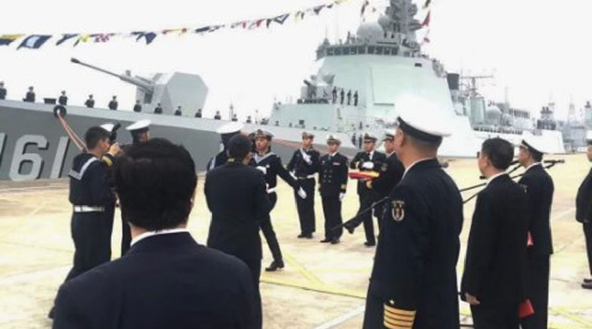 The PLAN commissioned another Type 052D destroyer at a ceremony held at what is believed to be China's Zhanjiang naval base on 12 January.