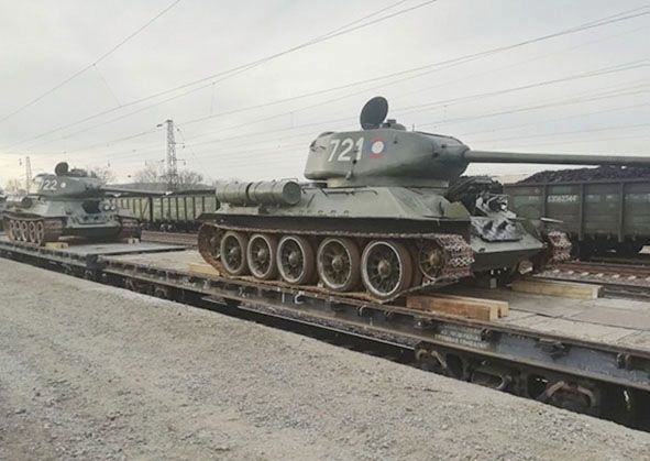 Russia received 30 vintage T-34/85 tanks from Laos in early January. The tanks are to be used in military parades, museum exhibitions, and films about World War II. (Russian MoD)