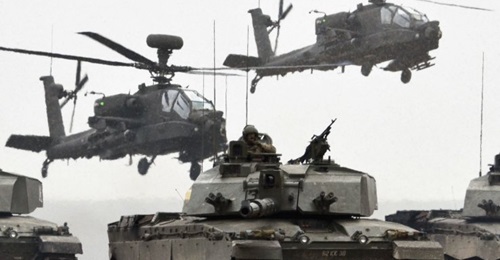 Seen exercising alongside British Army armoured units, the Apache AH1 will remain in service through to 2024. Leonardo Helicopters has been awarded a five-year support contract to take the fleet of 50 platforms through to this end-date.