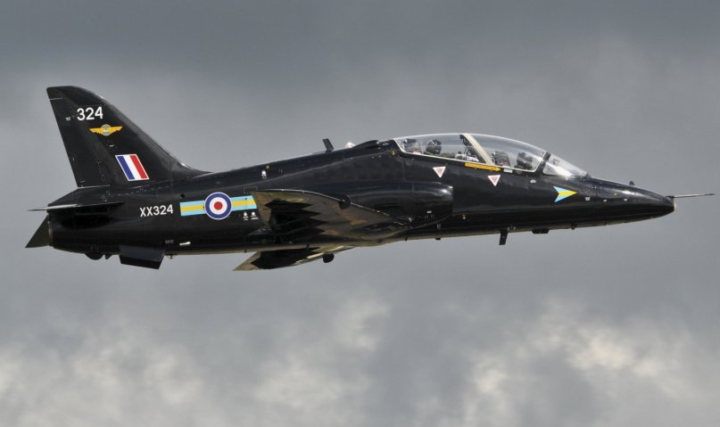 The RAF will begin training fast jet pilots on the Hawk T1 again later this year. (IHS Markit/Patrick Allen)