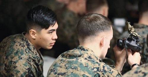 Marines took delivery of Squad Binocular Night Vision Goggles that are expected to enhance the infantry's lethality and situational awareness in reduced visibility.