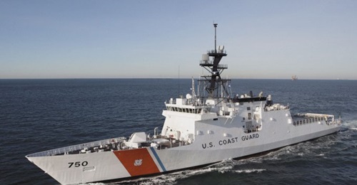 The USCG is deploying Legend-class National Security Cutter 
        
         to the Western Pacific.