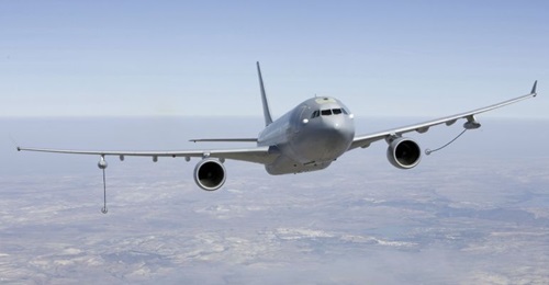 An Airbus A330 MRTT of the Royal Australian Air Force. Indonesia expects the aircraft type to be one of two front-runners once requests for tender are issued.