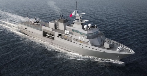 The new 1,800 tonne OPV will provide a significant uplift in capability for the AFM.